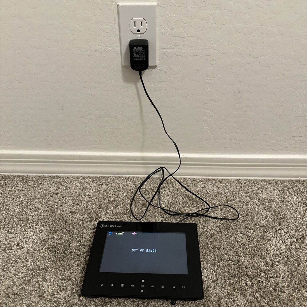 Bunker Hill Security Wireless Surveillance System Receiver 62368 With Power Cord